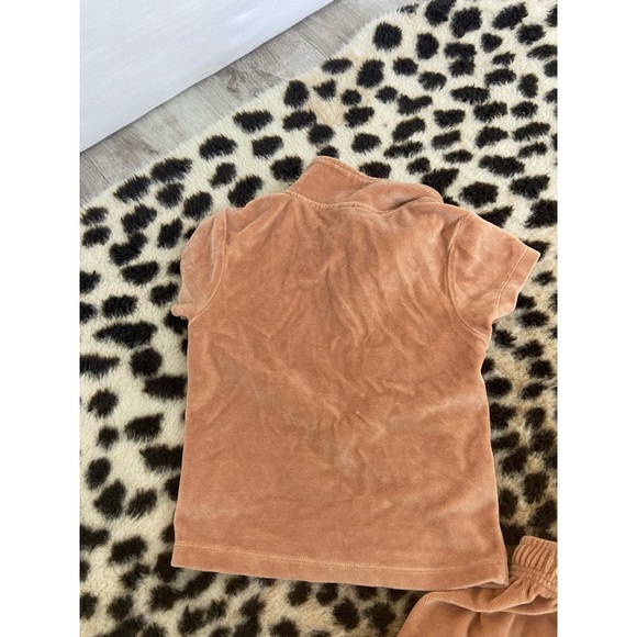 RARE! NEW! Urban Outfitters Lets Frans Velour Shrunken Polo Top and Shorts - Picture 10 of 13